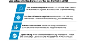 Handlungsfelder für das Controlling in 2025