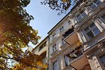 Beautiful pre-war residential buildings in the district of Kreuzberg, Berlin, Germany