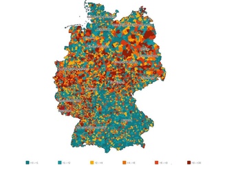 Argetra Jahresbericht 2024 PLZ-Karte Zwangsversteigerungen