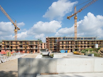 Baustelle, Wohnungsbau