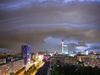 Berlin Sturm Gewitter Alex Drama