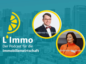 Bild L'Immo-Podcast mit Michael Brey und Anne Schmedding