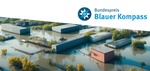 Blauer Kompass