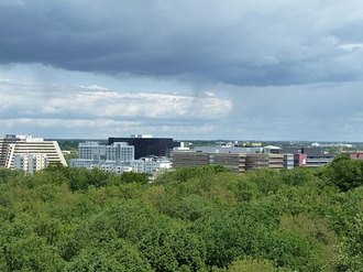 Blick auf Hamburg City-Nord