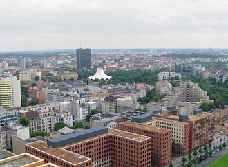 Blick Richtung Tempelhof Berlin