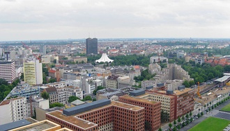 Blick Richtung Tempelhof Berlin