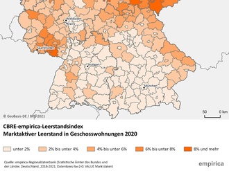 CBRE empirica Leerstandsindex Geschosswohnungen 2020