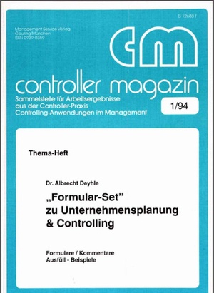 Controller Magazin Ausgabe 01/1994 | Controller Magazin