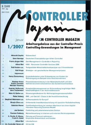 Controller Magazin Ausgabe 1/2007 | Controller Magazin