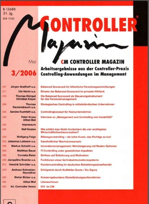 Controller Magazin Ausgabe 3/2006 | Controller Magazin