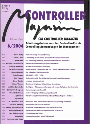 Controller Magazin Ausgabe 6/2004 | Controller Magazin