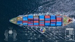 Containerschiff Schiff KI AI Lieferung Lieferkette