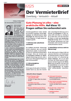 Der VermieterBrief 2/2025