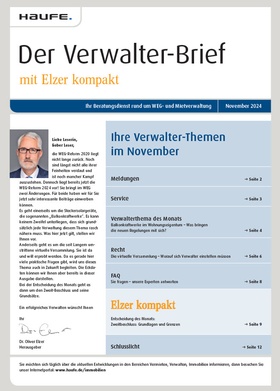 Der Verwalter-Brief 11/2024