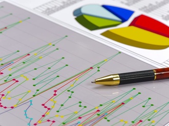 Finanzen mit Chart, Zahlentabelle und Taschenrechner