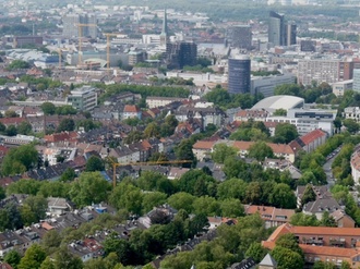 Dortmund Innenstadt von oben