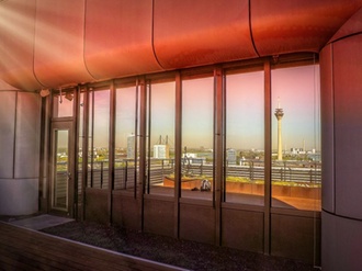 Düsseldorf Ausblick aus Bürohaus