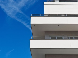 Düsseldorf Wohnhaus Balkone