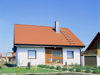 Detached house within a settlement