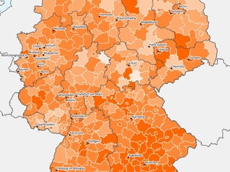 Empirica-Blasenindex Q2 2024 Kaufpreisvervielfältiger