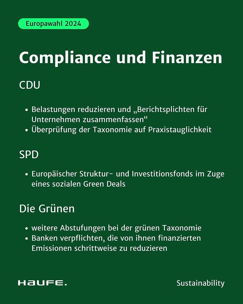 Europawahl: Nachhaltigkeit in Parteiprogrammen 7