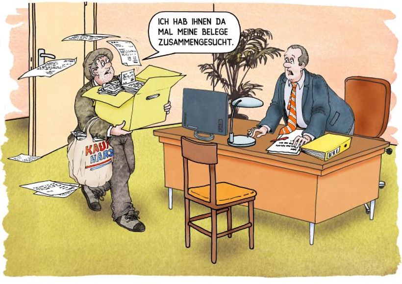 Fallen bei Honorarabrechnung 1