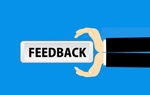 Feedback Schriftzug Hände