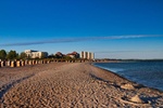 Fehmarn Ostsee Insel Häuser Strand Meer