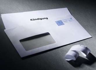 Geöffneter Brief mit Kündigung