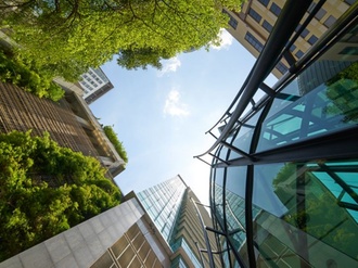 Green Building Bürogebäude modern