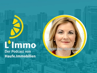 Header L'Immo Podcast mit Karin Barthelmes-Wehr, ICG