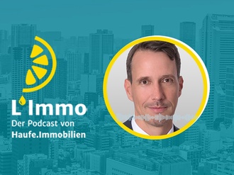 Header L'Immo Podcast mit William Ertz, Invesco Real Estate