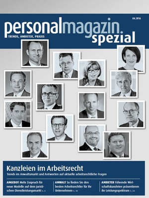 Sonderveröffentlichung: Kanzleien im Arbeitsrecht 2016