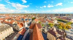 München Bayern Stadtansicht Sommer Frühjahr