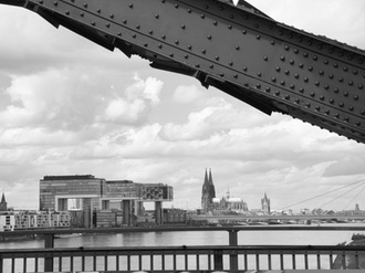 Köln Rhein Brücke Dom