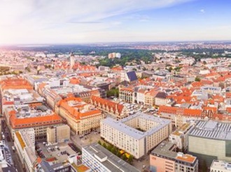 Leipzig Stadtansicht Wohnhäuser