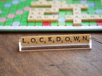 Lockdown Buchstaben Scrabble