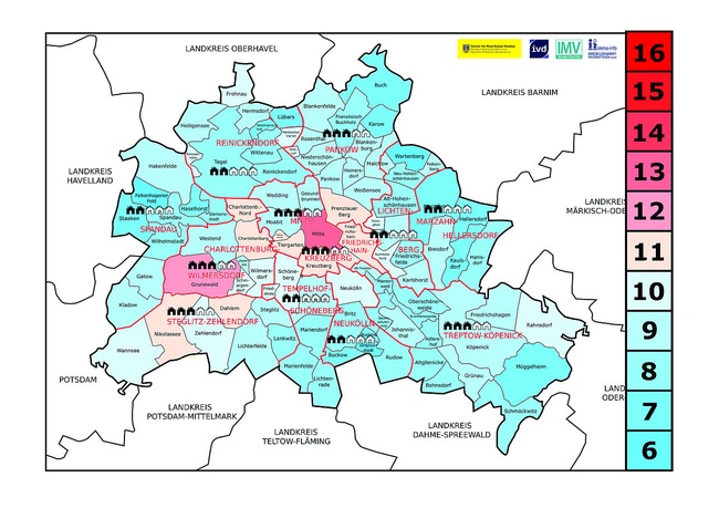 IVD Mietwetterkarte Berlin Zuwanderer bevorzugen Bezirk  