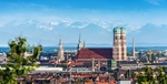 München Alpensicht Frauenkirche Panorama