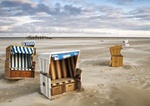 Strandkörbe St. Peter Ording Schleswig-Holstein