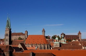 Nürnberg Blick auf die Burg