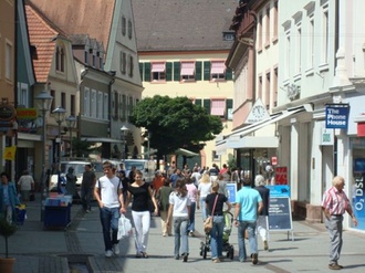 Offenburg Steinstraße Einkaufsstraße