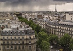 Paris Stadt Wohnhäuser Eiffeltum