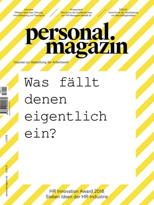 Personalmagazin Ausgabe 11/2018 | Personalmagazin