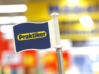 Praktiker-Fahne_Einkaufswagen