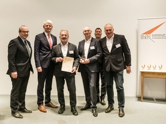 Preisverleihung Deutscher Solarpreis 2018 an eG Wohnen 1902