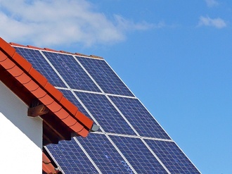 Solaranlage auf Hausdach