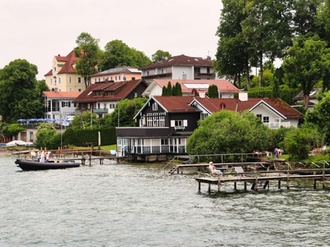 Starnberger See Starnberg Häuser Bayern