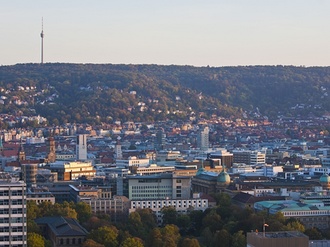 Stuttgart - Stadtansicht Skyline