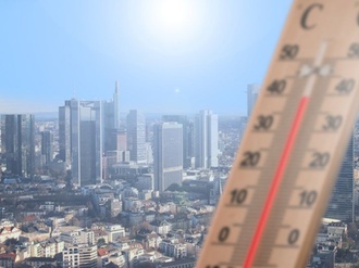 Thermometer Stadt City Klima Klimawandel